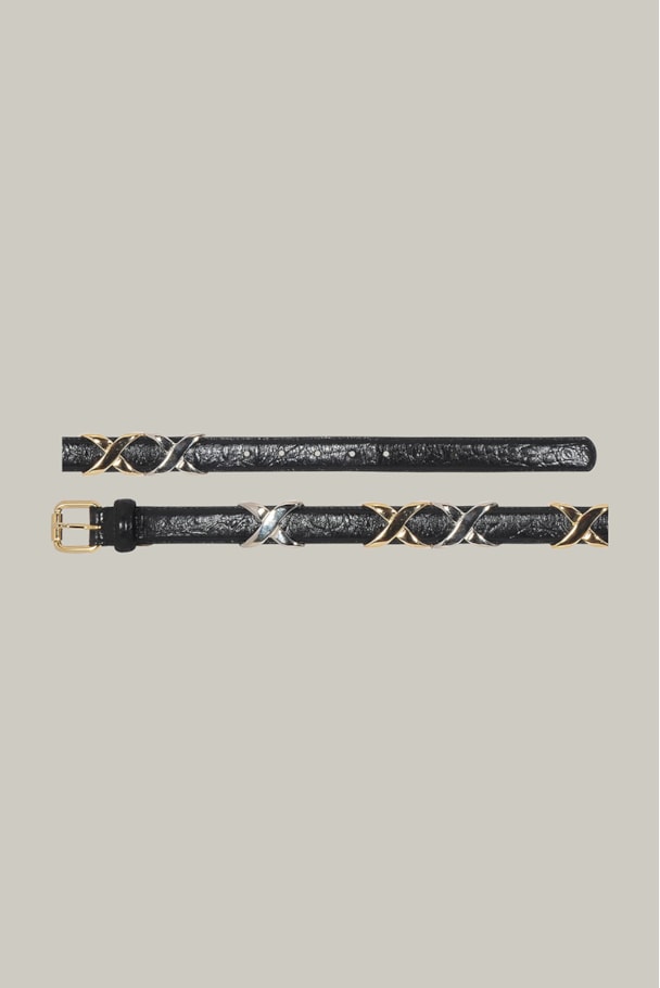 CINTO METAL X - PRETO