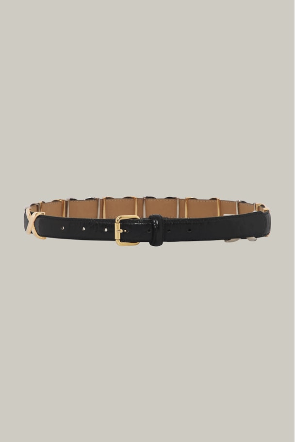 CINTO METAL X - PRETO