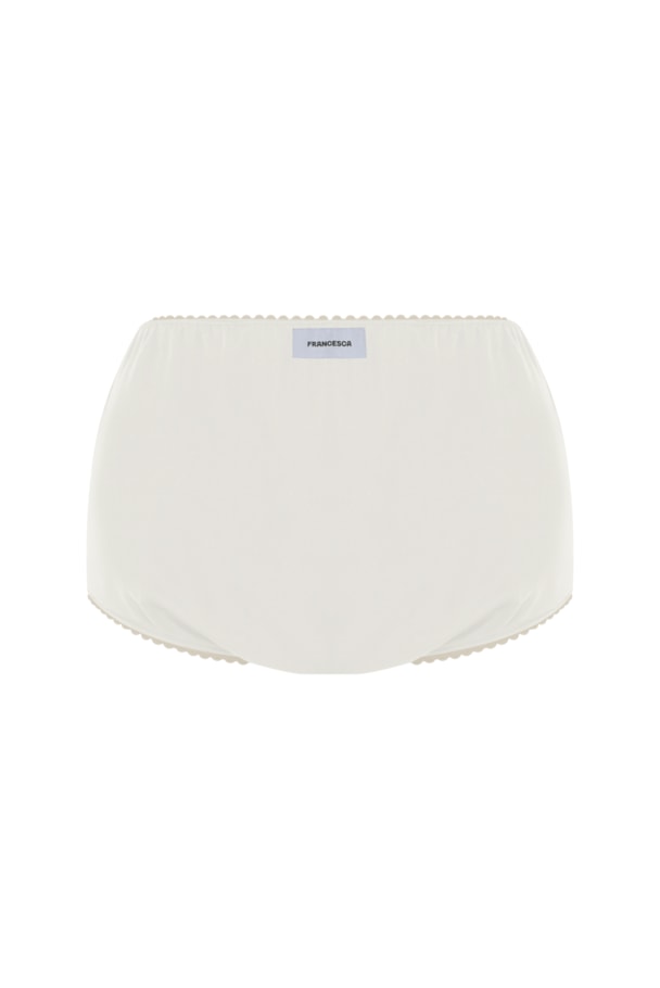 HOT PANT SATIN - OFF WHITE