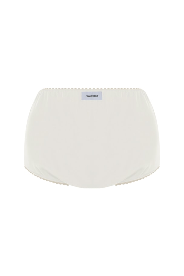 HOT PANT SATIN - OFF WHITE