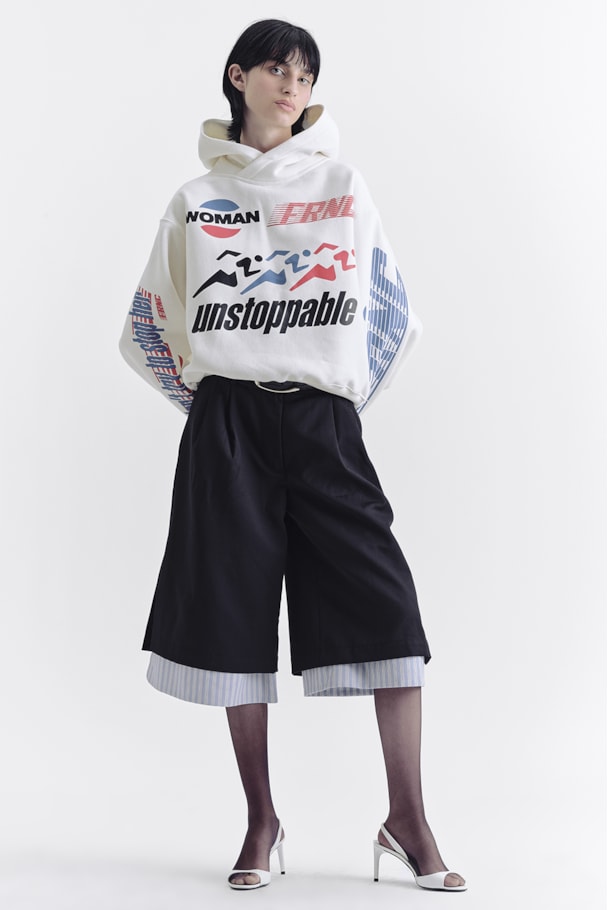 MOLETOM CAPUZ UNSTOPPABLE - OFF WHITE