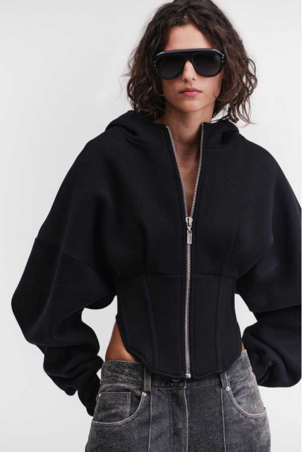 MOLETOM CORSET FRNC - PRETO