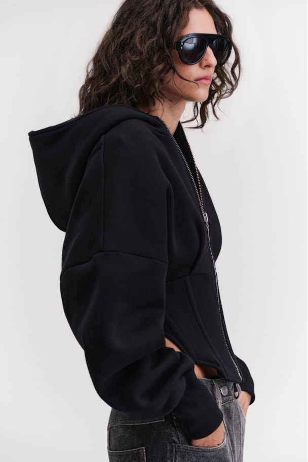 MOLETOM CORSET FRNC - PRETO