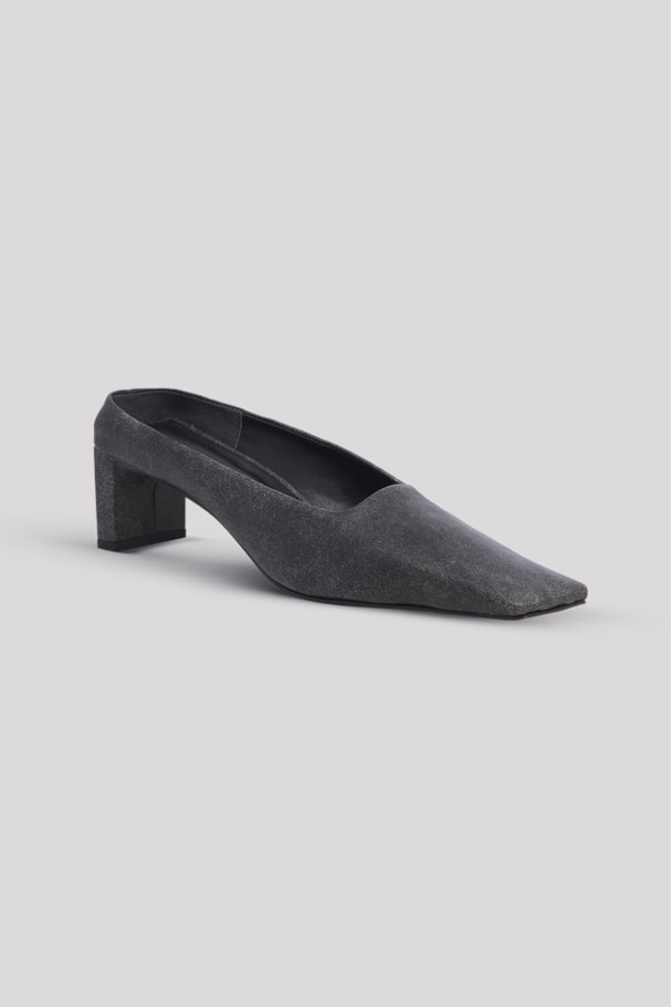 MULE NORA - PRETO MARMORIZADO