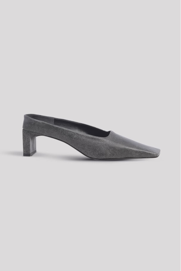 MULE NORA - PRETO MARMORIZADO