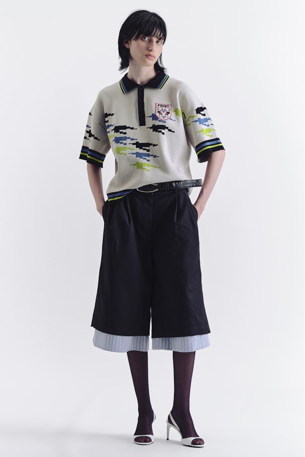 POLO JACQUARD AUDACIOUS - OFF WHITE