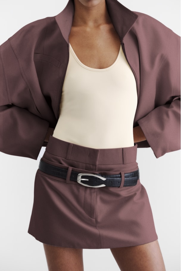 SHORTS SAIA TAILOR - MARROM