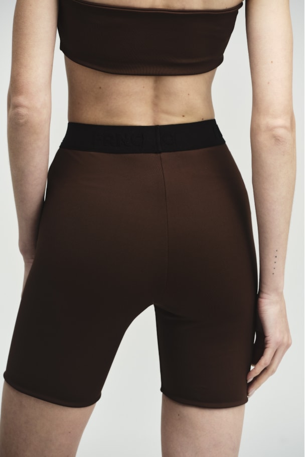 SHORTS VON - MARROM