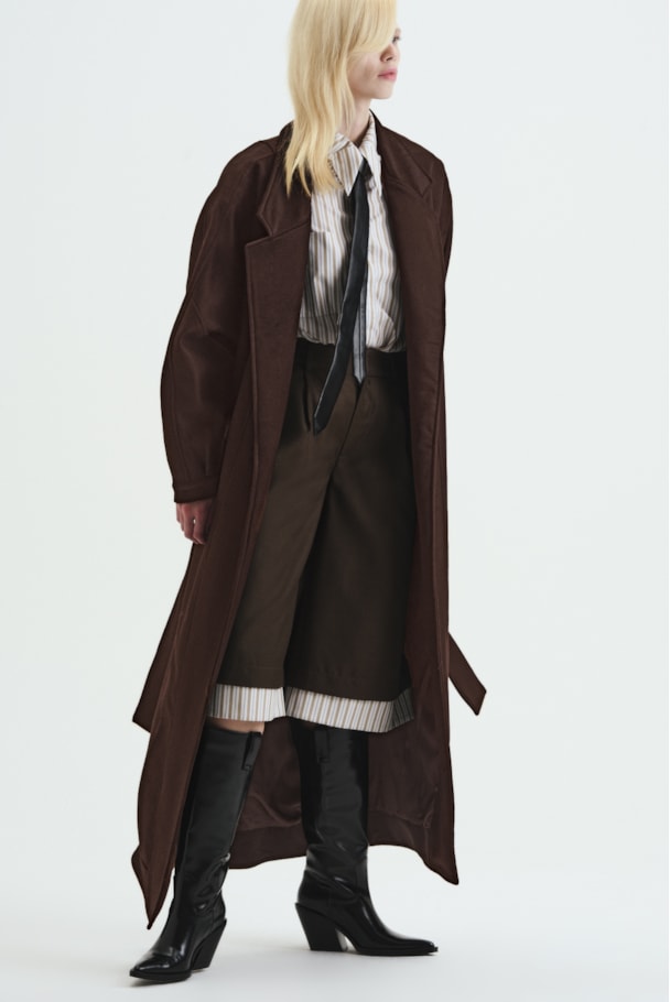 SOBRETUDO IVY - MARROM