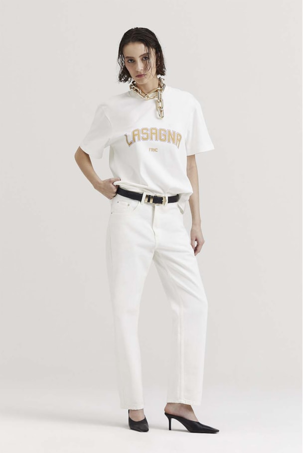 T - SHIRT LASAGNA - OFF WHITE