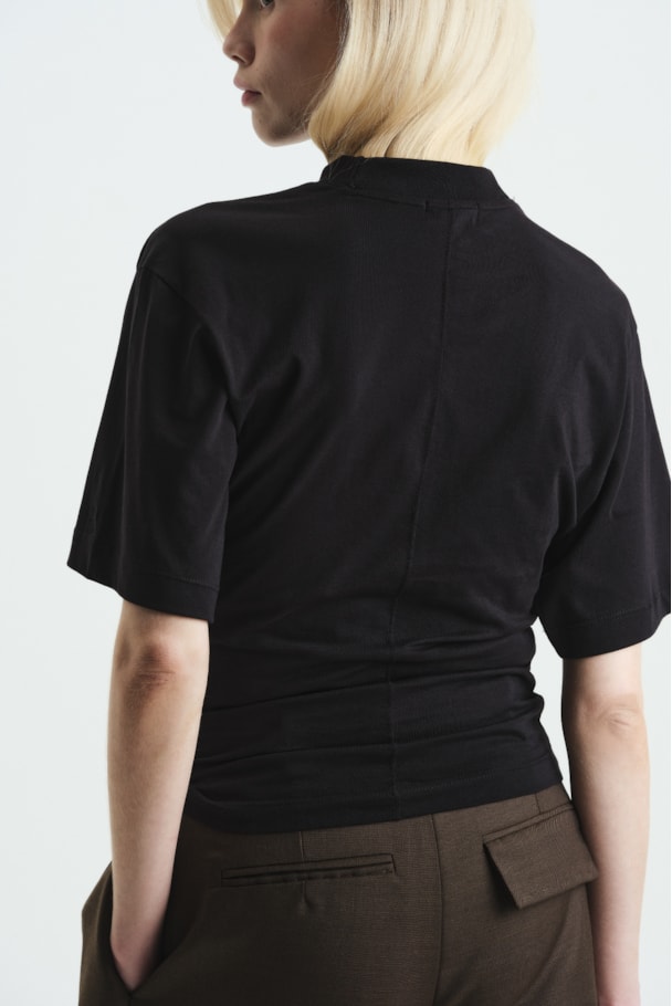 T SHIRT WAIST PIMA - PRETO