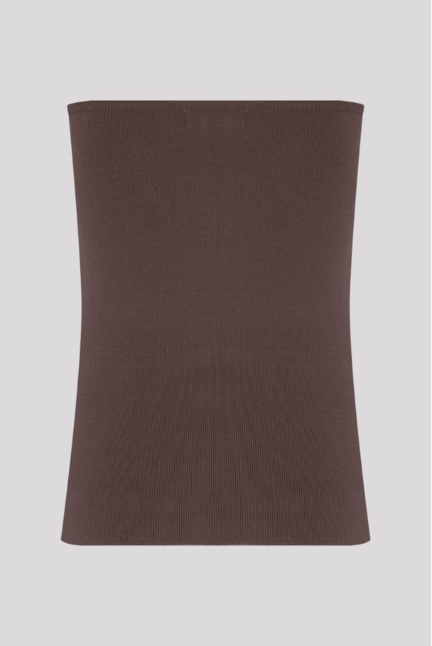 TOP TRICOT BASE - MARROM