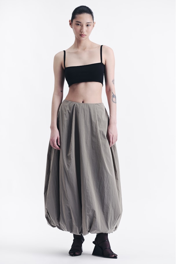 TOP TRICOT TUBULAR - PRETO