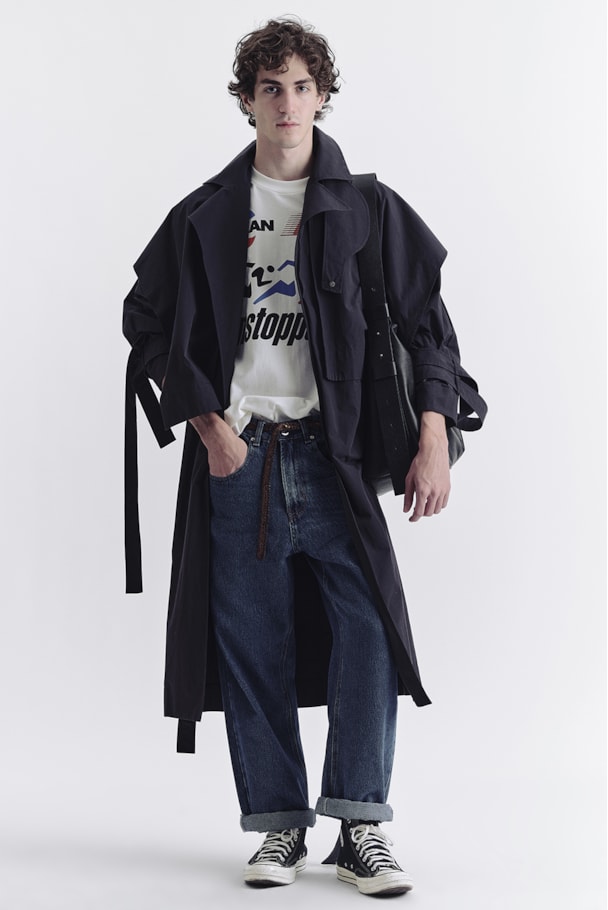 TRENCH COAT VEIL - PRETO