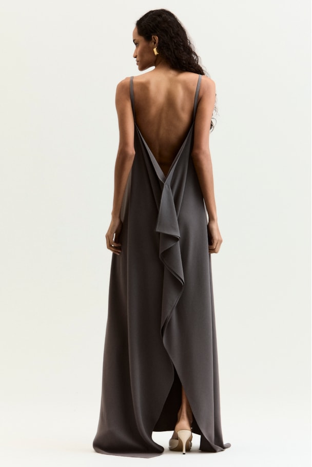 VESTIDO ÁPICE - CHUMBO