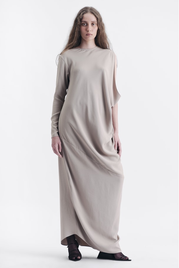 VESTIDO ASSIMÉTRICO NOOK - GELO