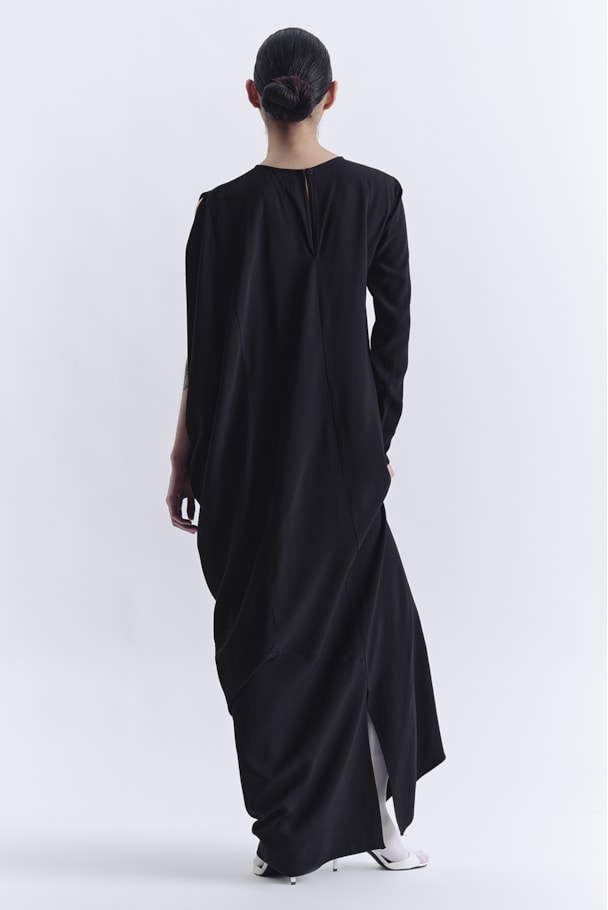 VESTIDO ASSIMÉTRICO NOOK - PRETO