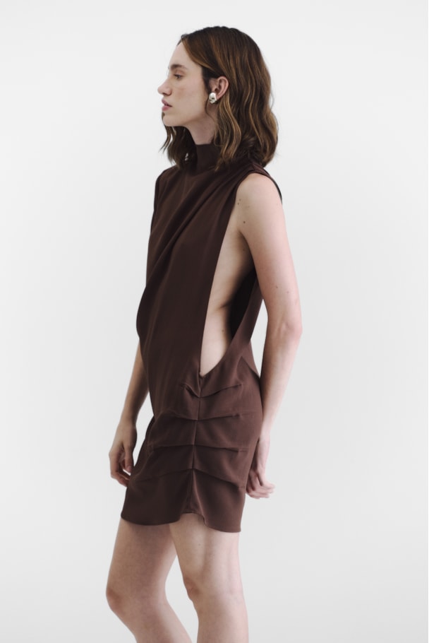 VESTIDO JUNO - MARROM