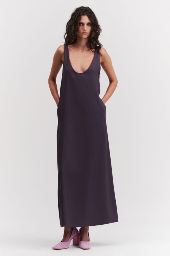 VESTIDO KAEL - CINZA CHUMBO