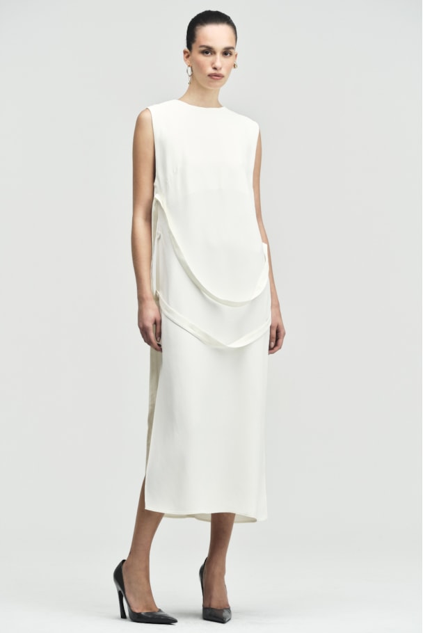 VESTIDO PLEN - OFF WHITE