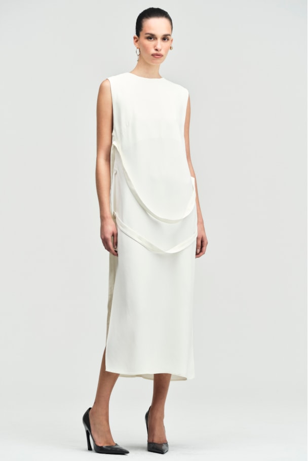 VESTIDO PLEN - OFF WHITE