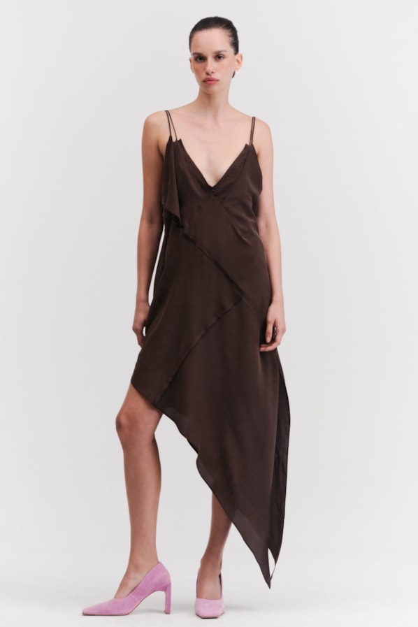 VESTIDO ROUX - CAFE