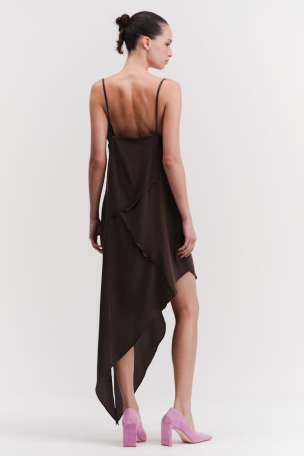VESTIDO ROUX - CAFE