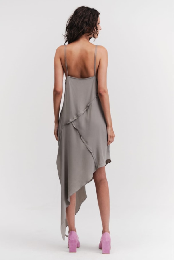 VESTIDO ROUX - CINZA