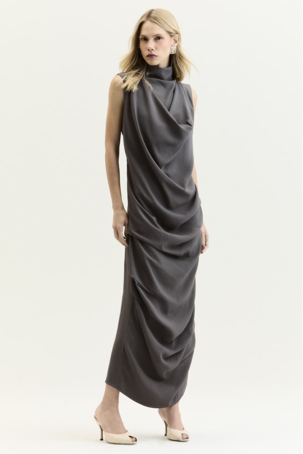 VESTIDO TÉON - CHUMBO