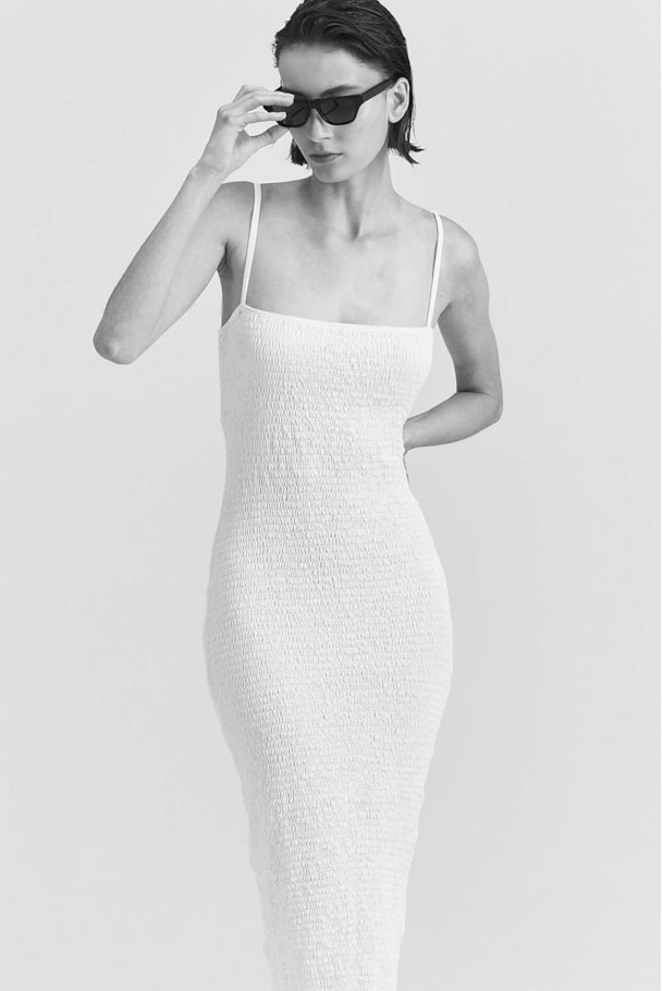 VESTIDO TEXTURA - OFF WHITE