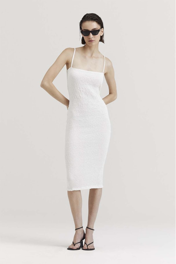 VESTIDO TEXTURA - OFF WHITE