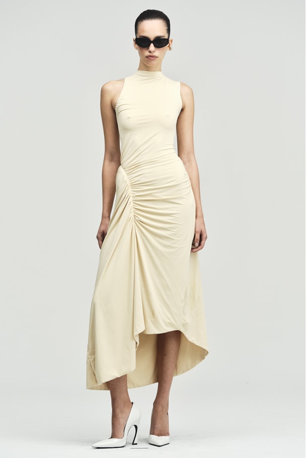 VESTIDO VOLT - MANTEIGA