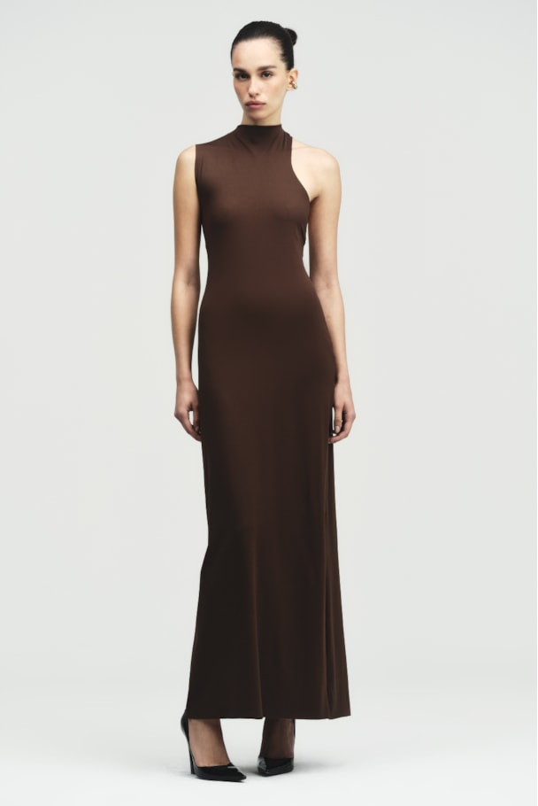 VESTIDO VOST - MARROM